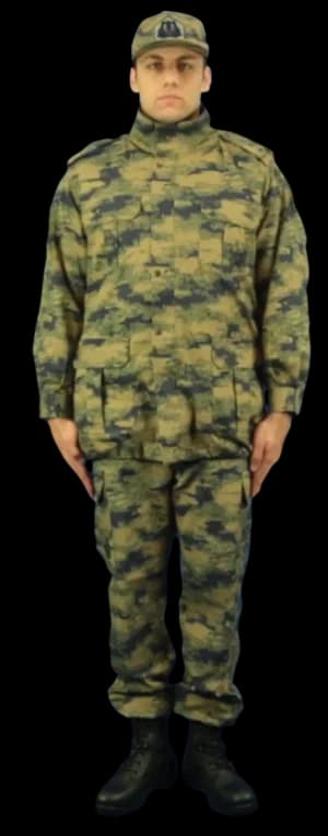 Kamuflaj eğitim parkası